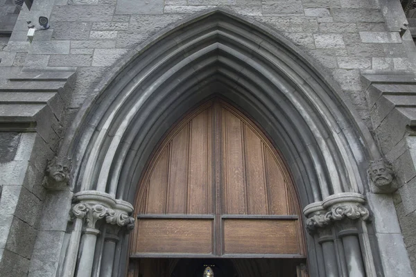 Szent Patrik Katedrális Bejárata Dublin Írország — Stock Fotó