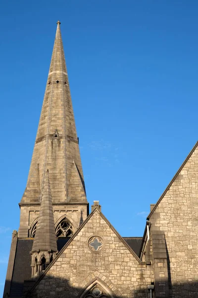 Andrews Church Spire Dublino Irlanda — Foto Stock