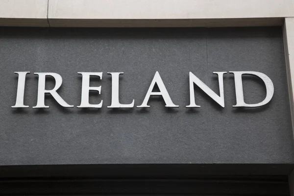 Ierland Teken Building Facade — Stockfoto