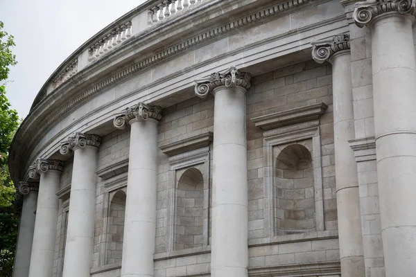 爱尔兰银行大楼立面 都柏林 — 图库照片