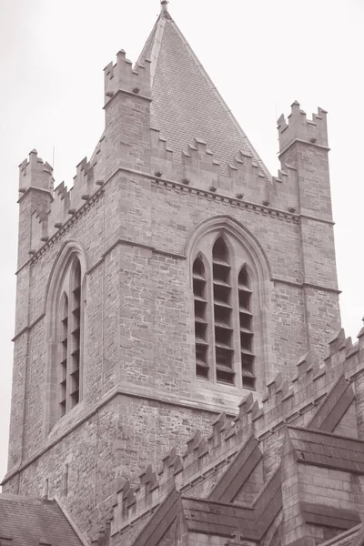 Tower Christ Church Cathedral Dublin Irlande — Photo