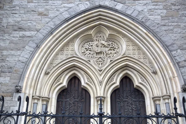 Puerta Cristo Catedral Iglesia Dublín Irlanda —  Fotos de Stock
