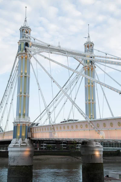 Albert Köprüsü Chelsea Londra Ngiltere Ngiltere — Stok fotoğraf