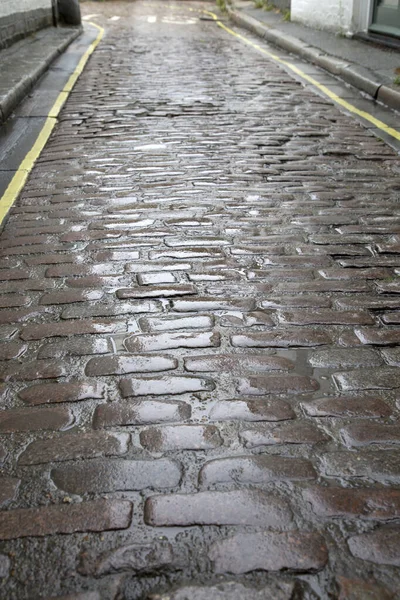 Wet Road Surface Marylebone London — Stock Photo, Image