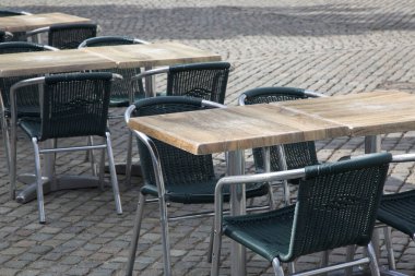 Kafe Masa ve Sandalyeler, Kopenhag; Danimarka