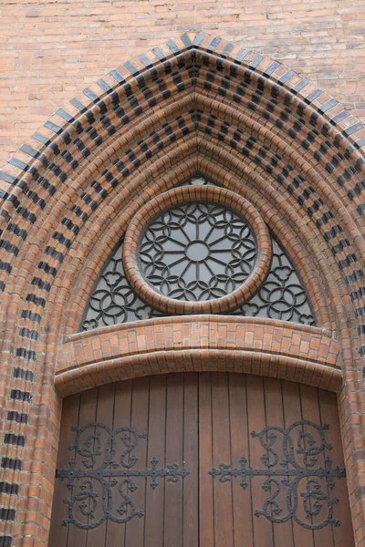 Entrance Paters Church Malmo Sweden — Stock Photo, Image