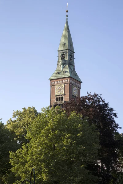 市庁舎塔 コペンハーゲン デンマーク — ストック写真