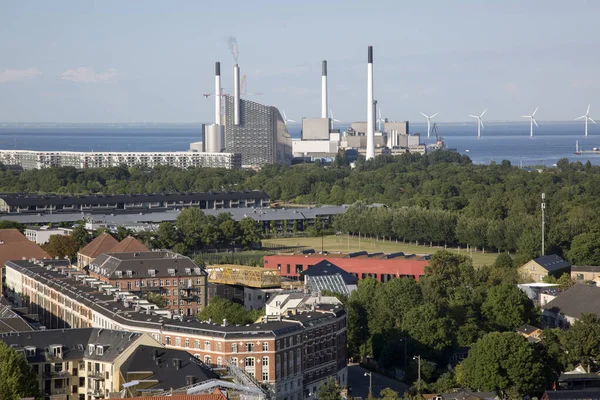 Vista Desde Iglesia Nuestro Salvador Copenhague Dinamarca — Foto de Stock