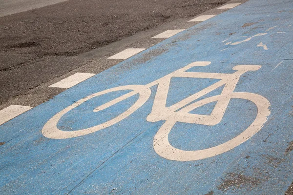 Bike Lane Kodani Dánsko — Stock fotografie