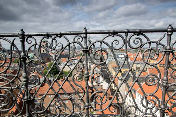 Vue Copenhague Depuis Toit Église — Photo