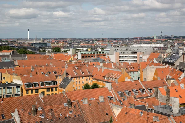 Vista Copenaghen Dalla Torre Rotonda Danimarca — Foto Stock