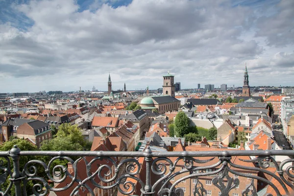 デンマークラウンドタワーからのコペンハーゲンの眺め — ストック写真