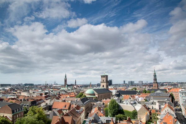 デンマークラウンドタワーからのコペンハーゲンの眺め — ストック写真