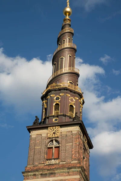 Kostel Našeho Spasitele Christianshavn Kodaň Dánsko — Stock fotografie