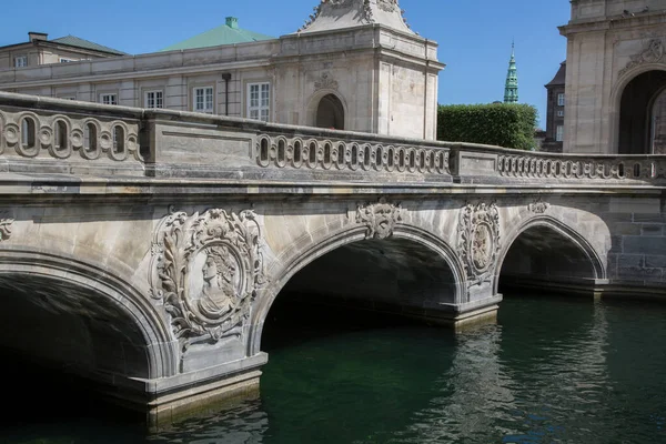 Marmorbroen Bridge Frederiksholms Canal Kopenhagen Denemarken — Stockfoto