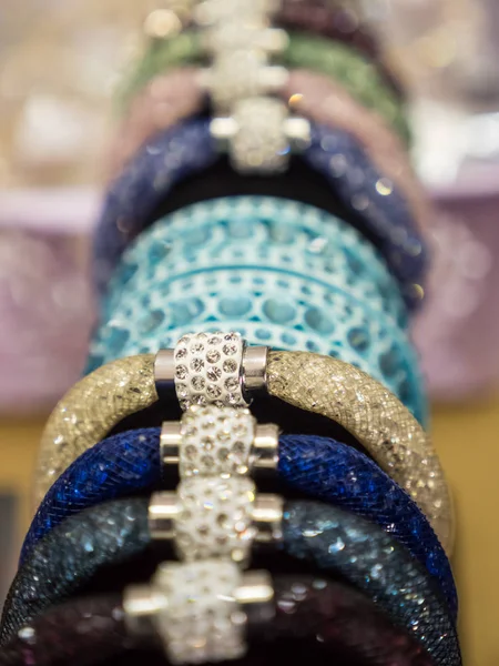 Stylish Bracelet with shiny stone — Stock Photo, Image