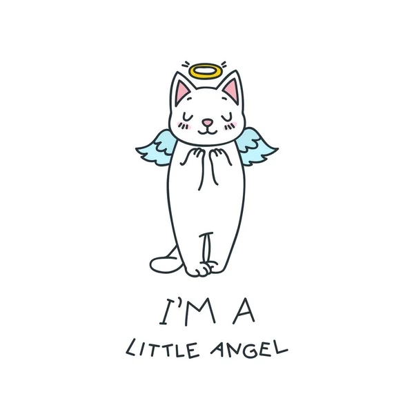 Je Suis Un Petit Ange Jolie Illustration D Un Petit Chat Blanc Aux Ailes D Ange Vecteur 8 Spe Nourrisson Gamin Stock Photo Je Suis Un Petit Ange Jolie Illustration D Un Petit Chat Blanc Aux Ailes D Ange Vecteur 8 Spe Nourrisson Gamin Stock Photo
