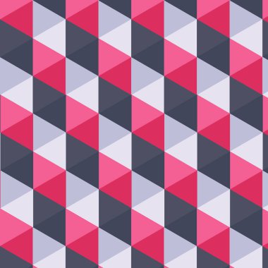 Soyut renkli geometrik arka plan illüstrasyon farklı şekiller.