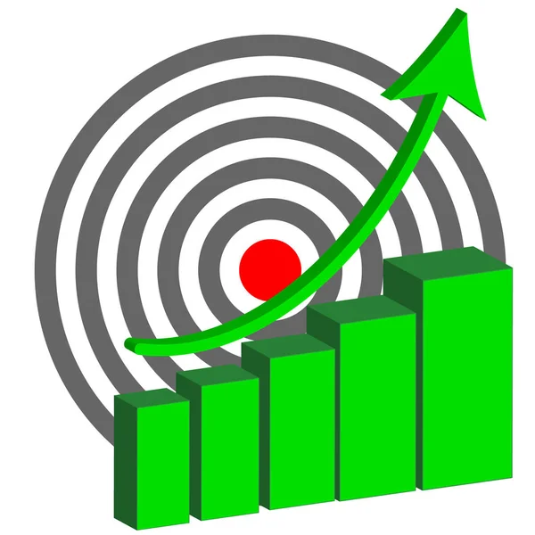 Soyut grafik dart tahtası ile beyaz arka plan üzerinde. Vektör çizim. 