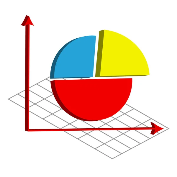 Gráfico Abstracto Sobre Fondo Blanco Ilustración Vectorial — Vector de stock