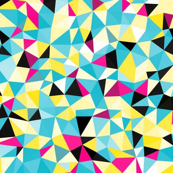 Fond Abstrait Triangle Couleur Folle Illustration Vectorielle — Image vectorielle