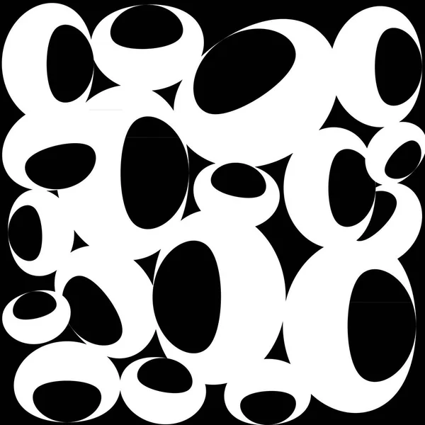 Zwart Wit Abstracte Geometrische Achtergrond — Stockvector