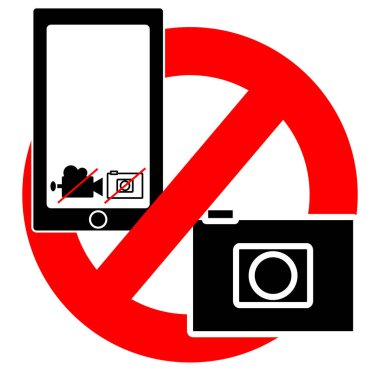 Beyaz arkaplanda hiçbir kamera sembolü izole edilmedi.