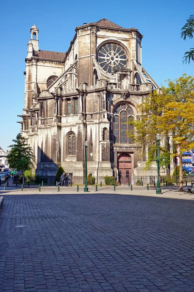 Back side of the St. Catherine church by a sunny morning day — Stock Photo, Image