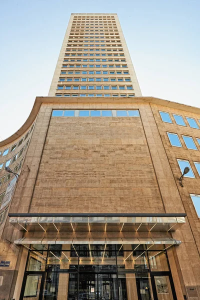 The top of Sablon tower, Brussels, Belgium — Stock Photo, Image