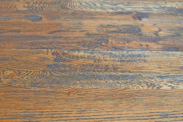 Wooden textured table view from above — Stok fotoğraf