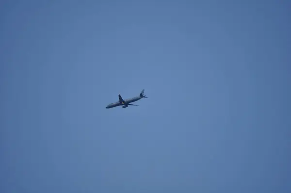 Samolot Latający Komercyjny Samolot — Zdjęcie stockowe
