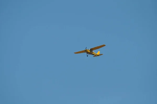 Pojedynczy Silnik Samolot Wielośmigłowy — Zdjęcie stockowe