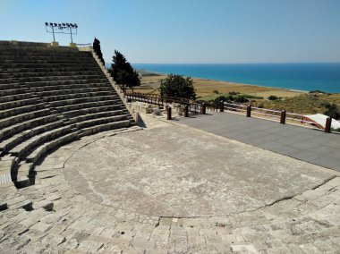 Curium antik tiyatro (Kourion) (Limassol - Kıbrıs)