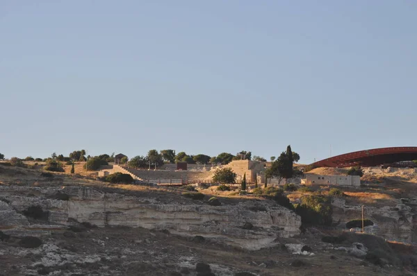 Curium Antiguo Teatro Kourion Limassol Chipre — Foto de Stock