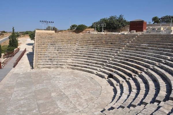 Curium Antiguo Teatro Kourion Limassol Chipre —  Fotos de Stock