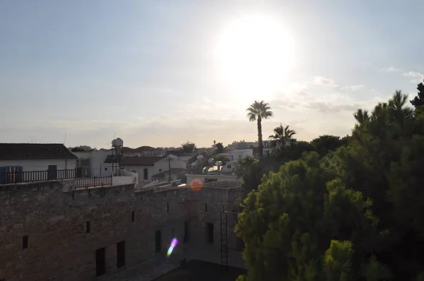 Het Middeleeuwse Kasteel Van Larnaca Larnaka Cyprus — Stockfoto