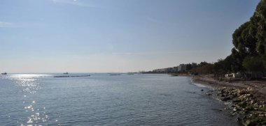 Kıbrıs'ta güzel Limasol Beach