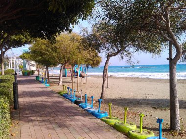 Kıbrıs'ta güzel Limasol Beach