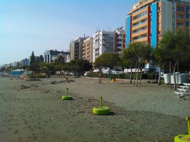 Kıbrıs'ta güzel Limasol Beach