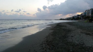 Kıbrıs'ta güzel Limasol Beach