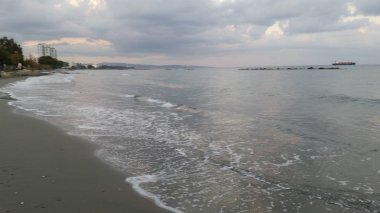 Kıbrıs'ta güzel Limasol Beach