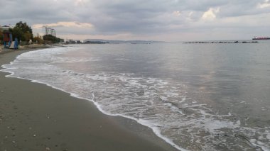 Kıbrıs'ta güzel Limasol Beach