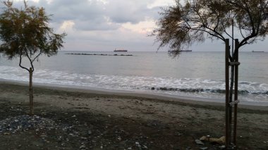 Kıbrıs'ta güzel Limasol Beach