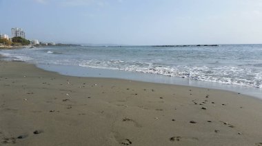 Kıbrıs'ta güzel Limasol Beach