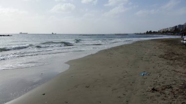 Kıbrıs'ta güzel Limasol Beach