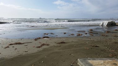 Kıbrıs'ta güzel Limasol Beach