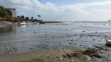 Kıbrıs'ta güzel Limasol Beach