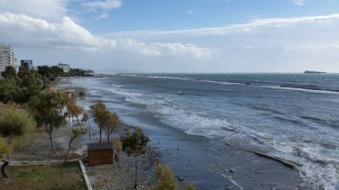 Kıbrıs'ta güzel Limasol Beach