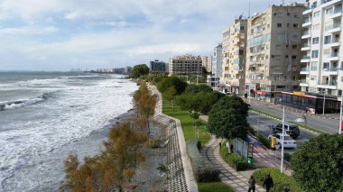Kıbrıs'ta güzel Limasol Beach