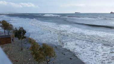 Kıbrıs'ta güzel Limasol Beach
